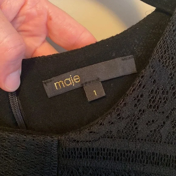 Black Maje Dress - Picture 4 of 4